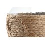 Vase Home ESPRIT Transparent Light brown Crystal Natural 37 x 37 x 55 cm