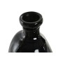 Vase Home ESPRIT Black Recycled glass 22 x 22 x 51 cm