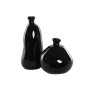 Vase Home ESPRIT Noir Cristal recyclé 31 x 31 x 32 cm