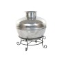 Vase Home ESPRIT Noir Argenté Aluminium Fer 75 x 75 x 90 cm