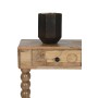 Vase Home ESPRIT Dark grey Crystal Modern 18 x 18 x 22 cm