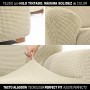 Right long arm chaise longue cover Sofaskins Beige (Refurbished A)