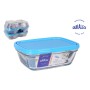 Boîte à repas rectangulaire avec couvercle Duralex Bleu Plastique 1,1 L (Reconditionné A)