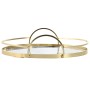 Jeux de plateaux Home ESPRIT Blanc Doré Moderne 30 x 30 x 6 cm (2 Unités)