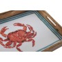 Jeux de plateaux Home ESPRIT Multicouleur Bois de manguier 43,5 x 27 x 5,5 cm (2 Unités)