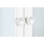 Display Stand Home ESPRIT White Wood Crystal 76 x 39 x 193 cm