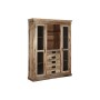 Présentoir Home ESPRIT Marron Verre Bois de manguier 165 x 45 x 210 cm