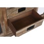 Présentoir Home ESPRIT Marron Verre Bois de manguier 165 x 45 x 210 cm