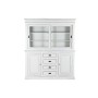 Display Stand Home ESPRIT White Crystal Mango wood 170 x 45 x 200 cm