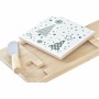 Appetizer Set DKD Home Decor White Green Bamboo Stoneware (21,5 x 11,8 x 1,5 cm)