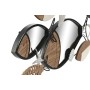 Wall mirror Home ESPRIT Black Natural Fish 83 x 5,5 x 36 cm