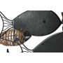 Wall mirror Home ESPRIT Black Natural Fish 83 x 5,5 x 36 cm
