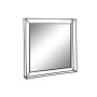 Wall mirror Home ESPRIT Black Vintage 90 x 10 x 90 cm