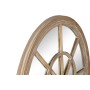 Wall mirror Home ESPRIT Natural Window Stripped 80 x 3,5 x 140 cm