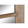 Wall mirror Home ESPRIT Natural Window Stripped 70,5 x 4 x 170,5 cm