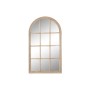 Wall mirror Home ESPRIT Natural Window Stripped 80 x 4 x 140 cm