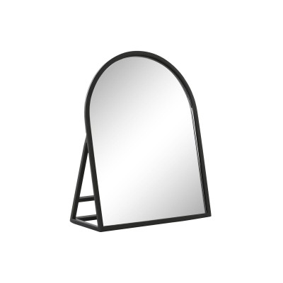 Wall mirror Home ESPRIT Black Crystal Iron 20 x 8,5 x 25 cm