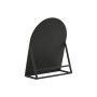 Wall mirror Home ESPRIT Black Crystal Iron 20 x 8,5 x 25 cm