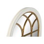 Wall mirror Home ESPRIT White Golden Window 68 x 4 x 128 cm