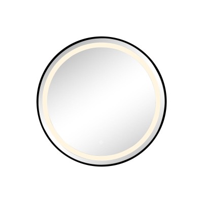 Wall mirror Home ESPRIT Black Modern 80 x 2 x 80 cm