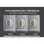 Wall mirror Home ESPRIT Black Modern 80 x 2 x 80 cm