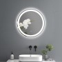 Wall mirror Home ESPRIT Crystal 80 x 0,5 x 80 cm