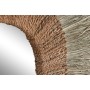 Wall mirror Home ESPRIT Brown Natural Tropical 130 x 17 x 130 cm