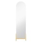 Dressing Mirror Home ESPRIT Natural Crystal Pinewood 40 x 10 x 160 cm