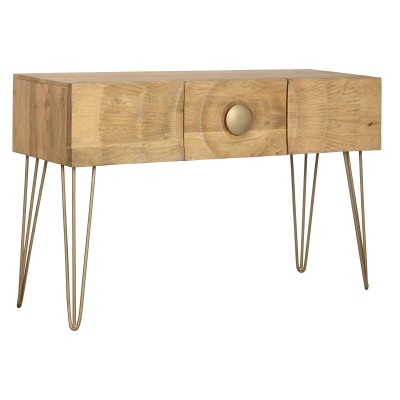 Console Home ESPRIT Doré 120 x 38 x 76 cm