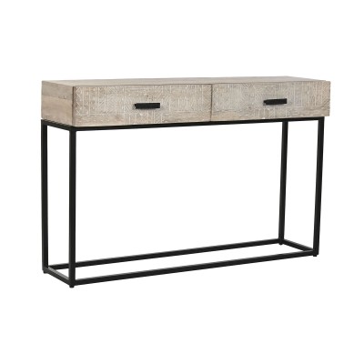 Console Home ESPRIT Blanc 120 x 30 x 76 cm