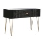 Console Home ESPRIT Noir Doré 120 x 38 x 76 cm