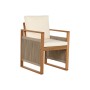 Ensemble Table + Chaises Home ESPRIT Marron Corde Bois d'eucalyptus 230 x 100 x 75 cm