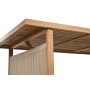 Ensemble Table + Chaises Home ESPRIT Marron Corde Bois d'eucalyptus 230 x 100 x 75 cm