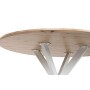 Dining Table Home ESPRIT White Brown Iron MDF Wood 120 x 120 x 75 cm