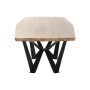 Dining Table Home ESPRIT Metal Acacia 220 x 100 x 76 cm