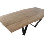 Table de Salle à Manger Home ESPRIT Métal Bois d'acacia 220 x 100 x 76 cm