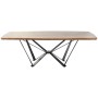 Table de Salle à Manger Home ESPRIT Métal Bois d'acacia 220 x 100 x 76 cm