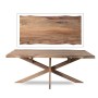 Table de Salle à Manger Home ESPRIT Bois d'acacia 200 x 90 x 76 cm