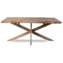 Table de Salle à Manger Home ESPRIT Bois d'acacia 200 x 90 x 76 cm