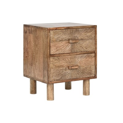 Nightstand Home ESPRIT Natural 40 x 34 x 50 cm