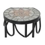 Set of 3 tables Home ESPRIT Black 30 x 30 x 69 cm (3 Pieces)
