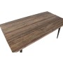 Dining Table Home ESPRIT Black Natural Iron Recycled Wood 180 x 90 x 76 cm