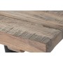 Dining Table Home ESPRIT Black Natural Iron Recycled Wood 180 x 90 x 76 cm