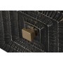 Nightstand Home ESPRIT Black Golden 50 x 40 x 50 cm