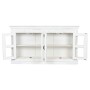 Buffet Home ESPRIT Blanc Verre Bois de manguier 180 x 40 x 100 cm