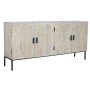 Buffet Home ESPRIT Blanc Métal Bois de manguier 180 x 40 x 85 cm