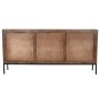 Buffet Home ESPRIT Blanc Métal Bois de manguier 180 x 40 x 85 cm