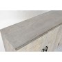 Buffet Home ESPRIT Blanc Métal Bois de manguier 180 x 40 x 85 cm
