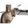 Parasol Home ESPRIT Gris foncé Marron Clair 290 x 350 x 280 cm