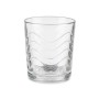 Set of glasses Vivalto 79065 Transparent Glass Waves 265 ml (8 Units)
